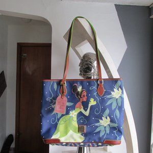 DOONEY & BOURKE PRINCESS TIANA AND THE FROG TOTE BAG